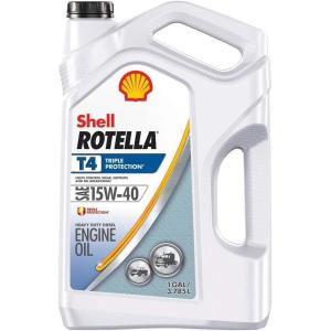 imageShell Rotella T4 Triple Protection 15W40 Diesel Engine Oil 1 Gallon1 Gallon  Pack of 3